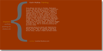 website for korin watras, biography